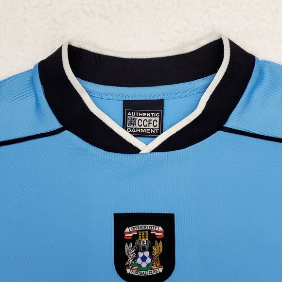 COVENTRY CITY Mens Large L Vintage Home Football Shirt Jersey 2001 - 2002 Subaru - Picture 4 of 14
